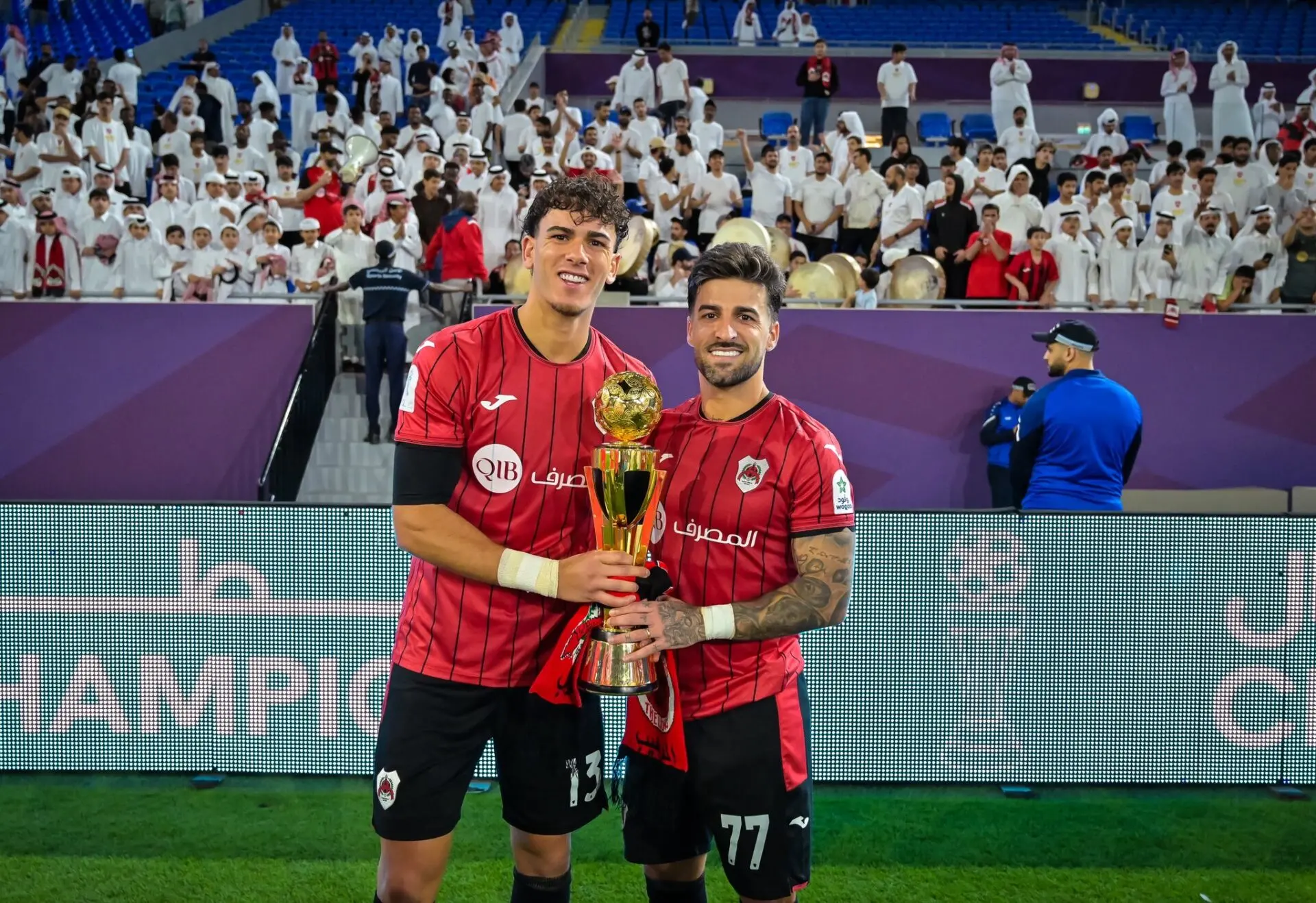 Al Rayyan de Tiago Silva e André Amaro conquista a Taça do Catar